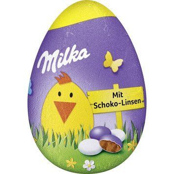 Великодні Яйце з Драже Milka Funny Easter Egg With Choco Drops 50g 2537 фото