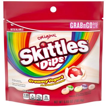 Драже Skittles Dips Creamy Yogurt 181.4g 1487 фото