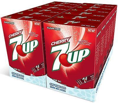 Порошковий напій 7-UP Powder Drink Mix Cherry 6 стиків 13.2г 6691 фото