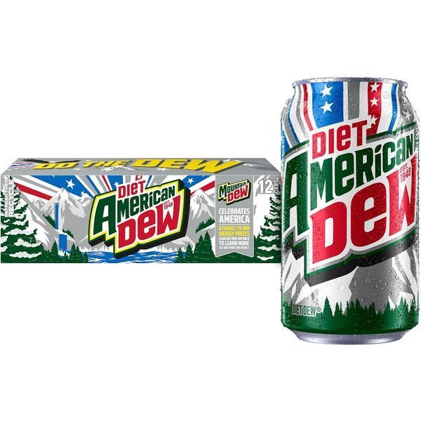 Газированный напиток Diet Mountain American Dew Citrus Soda Pop 355мл 11426 фото