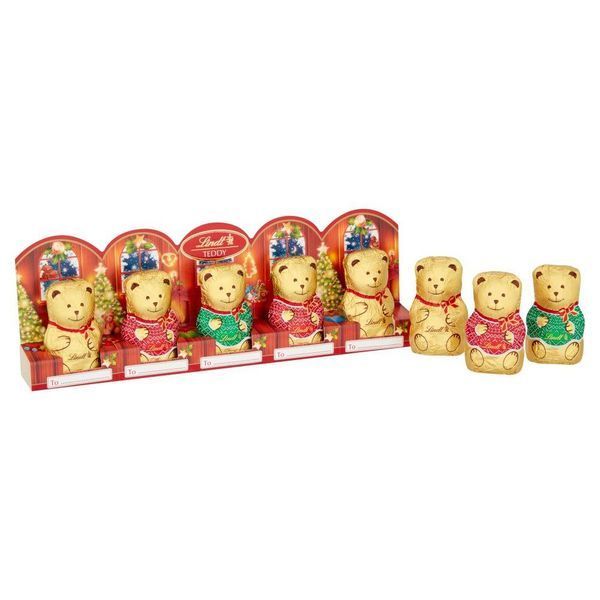 Шоколад Lindt Milk Chocolate Teddy Bears 5 шт 2190 фото