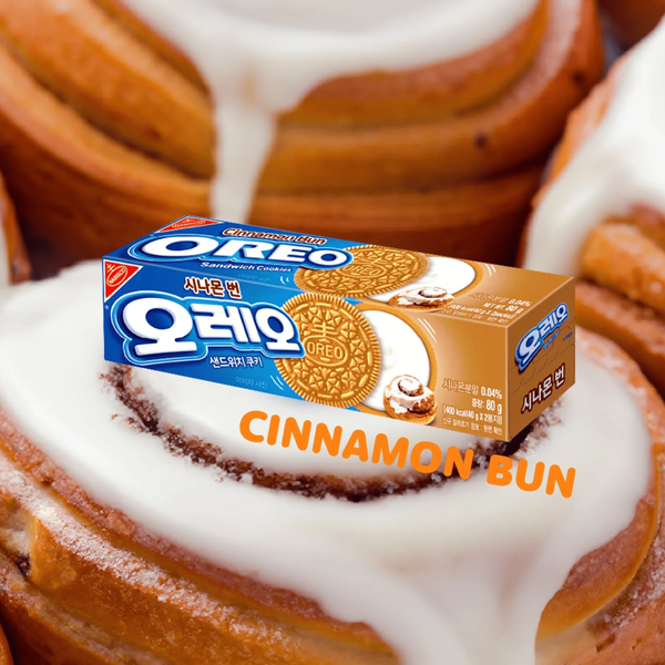 Печенье Oreo Sandwich Cinnamon Bun Cookies 80г 10159 фото