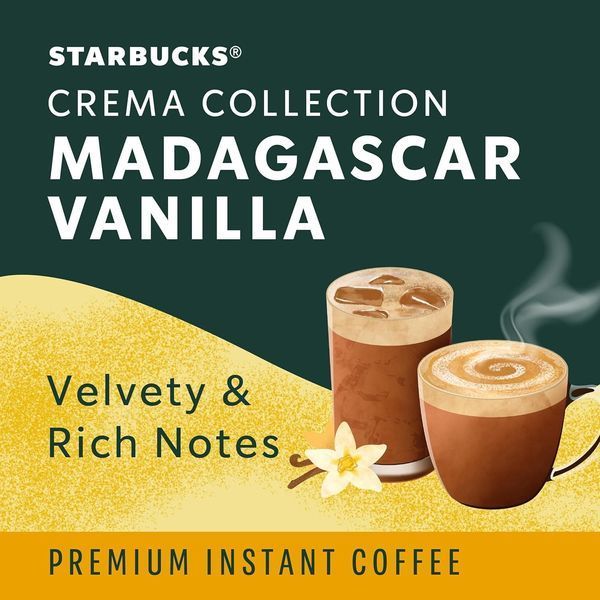 Растворимый кофе Starbucks Crema Collection Premium Instant Madagascar Vanilla 202г 10109 фото