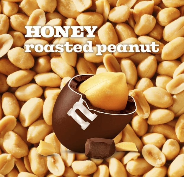 Драже M&M's Honey Roasted Peanut Chocolate Candy 49г 11718 фото