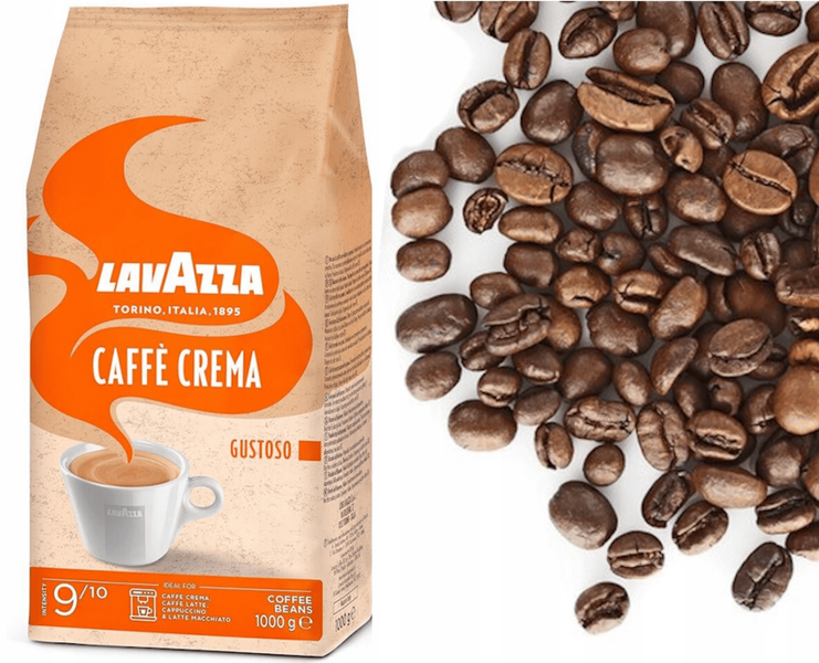 Кава в зернах Lavazza Gustoso Caffe Crema 1кг 10403 фото