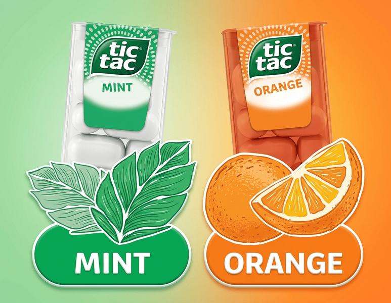 Драже Tic Tac Mint and Orange 2шт x 3.4г 10604 фото