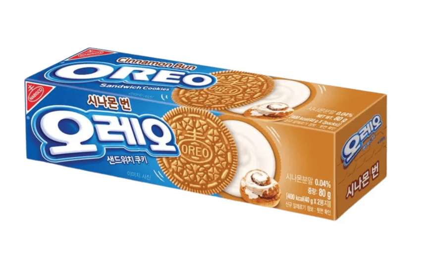 Печенье Oreo Sandwich Cinnamon Bun Cookies 80г 10159 фото