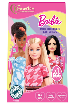 Шоколадное яйцо и батончик Kinnerton Barbie Milk Chocolate Easter Egg 50г 8149 фото