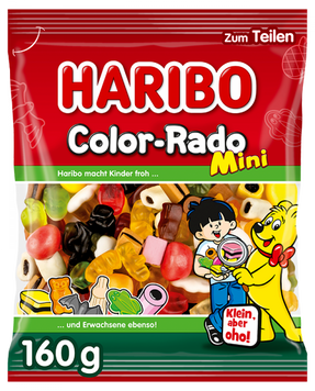 Желейки Haribo Color-Rado mini 160g 11320 фото
