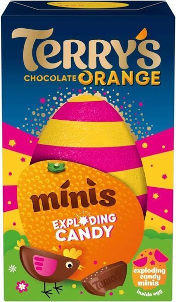 Великоднє шоколадне яйце з сюрпризом Terry&rsquo;s Chocolate Orange Small Easter Egg 91г 8441 фото