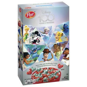 Сухий сніданок Disney100 Fruity Mickey Breakfast Cereal 396g (термін придатності до 11.2023) 4820 фото