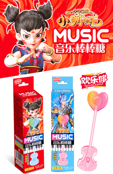 Льодяник на паличці Music Audio Lollipop Сяо Нечжа 15г 11088 фото