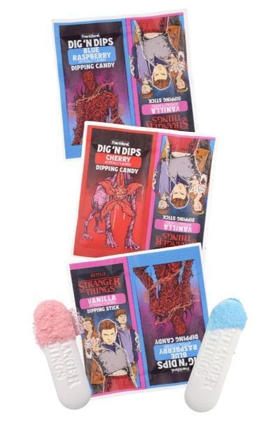 Конфета Frankford Stranger Things Dig N' Dips Halloween Candy 1шт, 8г 10142 фото