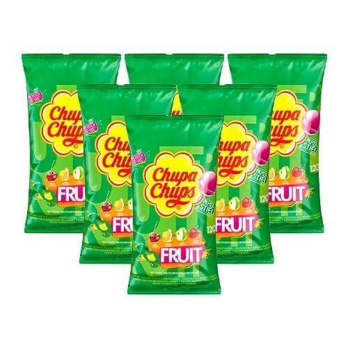 Набор леденцов на палочке Chupa Chups Lollipops Fruit 250 шт 3кг 7821 фото