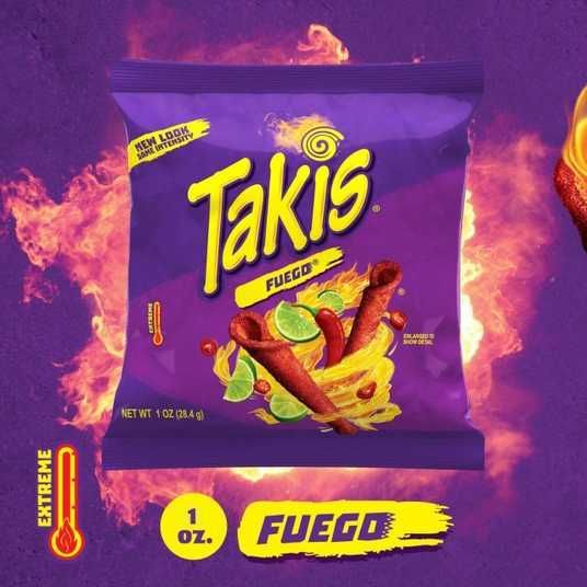 DERRIÈRE LE MIROIR Takis Купити Чіпси Takis Hot Chili Pepper & Lime Flavored Extreme Spicy