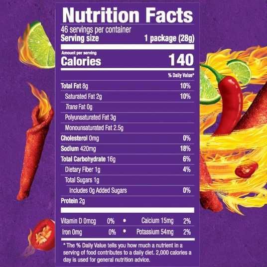 Купити Чіпси Takis Hot Chili Pepper & Lime Flavored Extreme Spicy