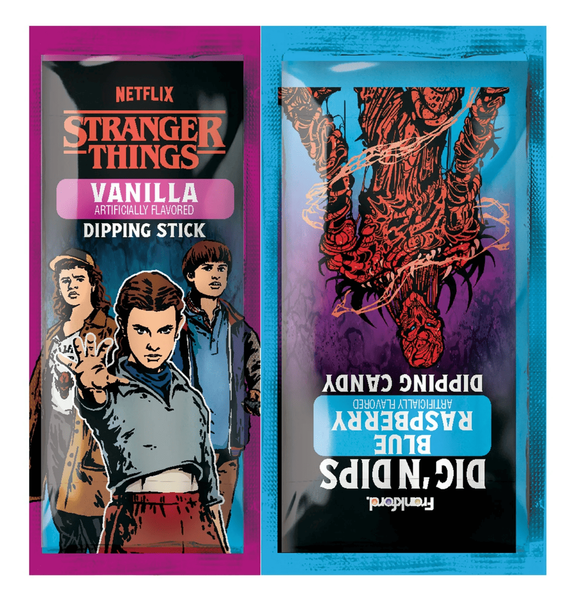 Конфета Frankford Stranger Things Dig N' Dips Halloween Candy 1шт, 8г 10142 фото