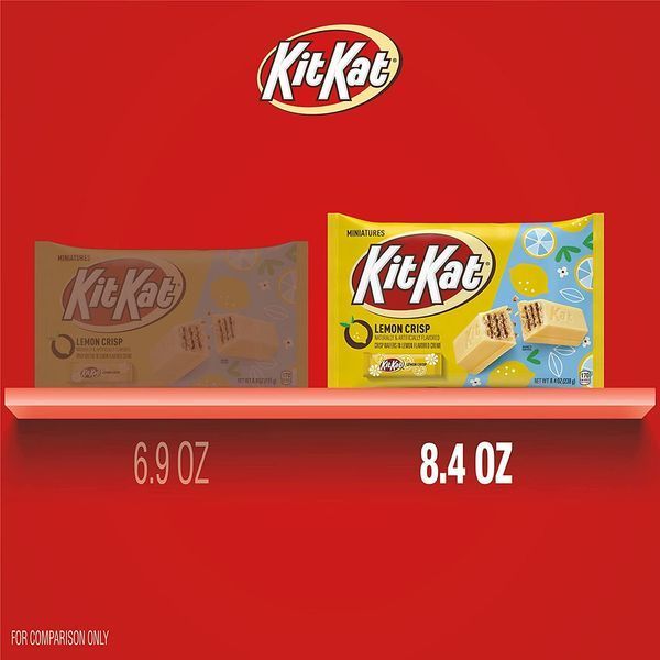 Шоколад Kit Kat Lemon Crisp Miniatures Lemon Flavored Creme Wafer 238 g 4782 фото