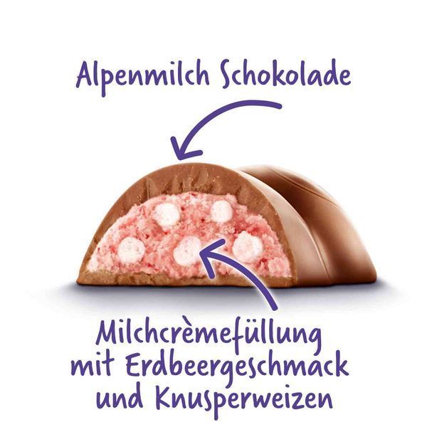Шоколадные батончики Milka Erdbeer Riegel Strawberry 5 х 36.5г 7722 фото
