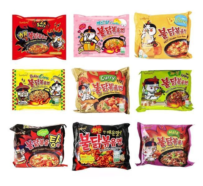 Лапша быстрого приготовления Samyang​​​​​​​&nbsp;Buldak Four Cheese Hot Chicken Ramen Noodles 130 г 7339 фото
