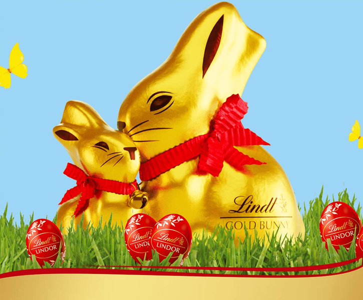 Шоколадний кролик&nbsp;Lindt Goldhase Gold Rabbit 500г 10536 фото