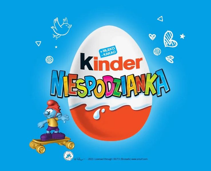 Шоколадное яйцо Kinder Niespodzianka 20g 2493 фото