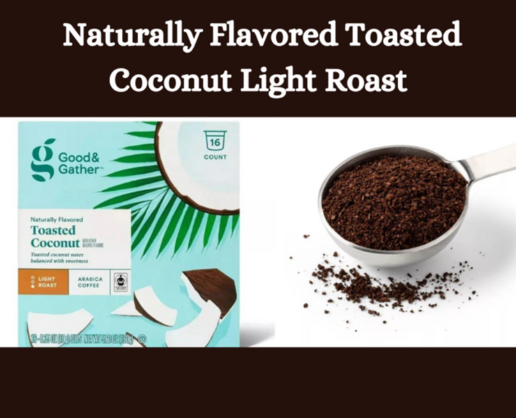 Молотый кофе Good & Gather Naturally Flavored Toasted Coconut 340г 8344 фото