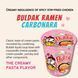 Локшина швидкого приготування Samyang Buldak Hot Chicken Carbonara Ramen 80г 9006 фото 4