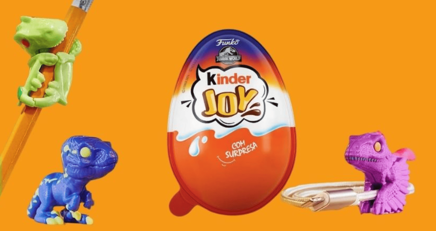 Шоколадное яйцо Kinder Joy Funko Jurassic World 20г 7190 фото