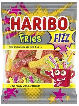 Жевательные конфеты Haribo Fries Fizz 100г 11477 фото