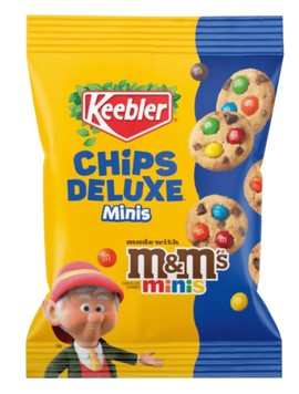 Печенье Keebler Chips Deluxe M&M's Minis Cookies 45г 9572 фото