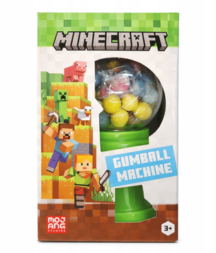Диспенсер Minecraft Gumball Candy Machine 100г 11576 фото