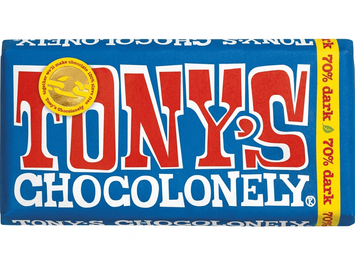 Шоколад Tony's Chocolonely Dark Chocolate 70% Pure 180г 10907 фото