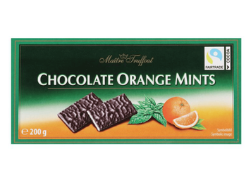 Шоколадные конфеты Maitre Truffout Chocolate Orange Mints 200г 11155 фото