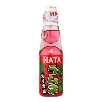 Японская газировка с шариком Ramune Watermelon 200ml 2376 фото