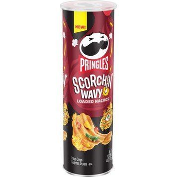 Чіпси Pringles Wavy Loaded Nachos Scorchin 137g 2568 фото