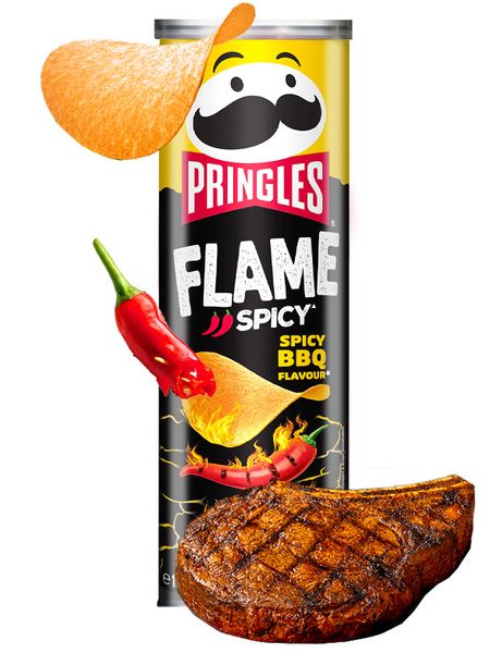 Чипсы Pringles Flame Spicy BBQ 160g 2833 фото