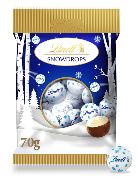 Шоколадные шарики Lindt Snowballs Milk Chocolate Bag 70г 10011 фото