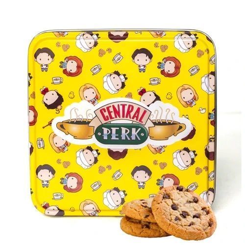 Набір печиво і гарячий шоколад Friends Central Perk Hot Chocolate & Cookies Tin 220g 2684 фото