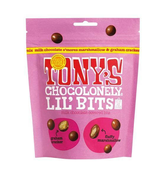 Драже Tony's Lil' Bits Milk Marshmallow S'mores Mix 113г 7491 фото