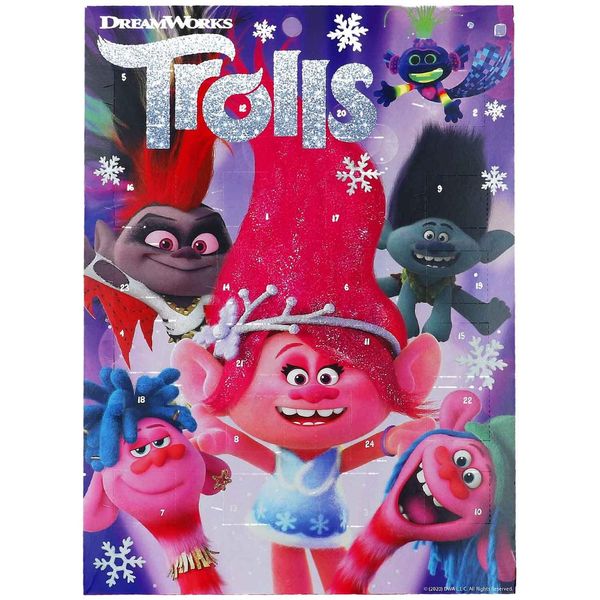 Адвент календар Trolls Advent Calendar 75g 2211 фото