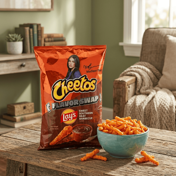 Кукурузные снеки Cheetos Crunchy Flavor Swap Lay's Sweet Southern Heat BBQ 81.5 г 11006 фото