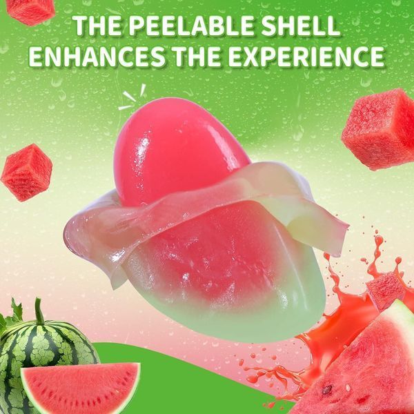 Желейные конфеты Amos Peelerz Peelable Watermelon Gummy Candy 170г 10605 фото