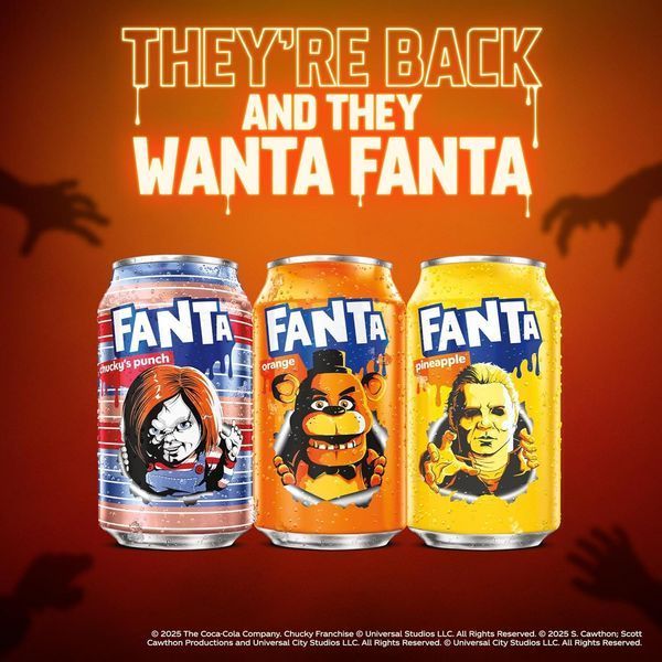 Газированный напиток Fanta Halloween Chucky's Punch 355 мл 9375 фото