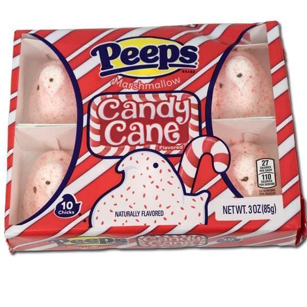 Маршмеллоу Peeps Candy Cane Marshmallow Chicks 85г 9714 фото