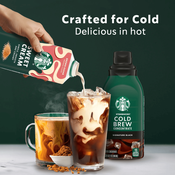 Вершки Starbucks Brown Sugar Flavored Sweet Cream Creamer 710мл 10804 фото