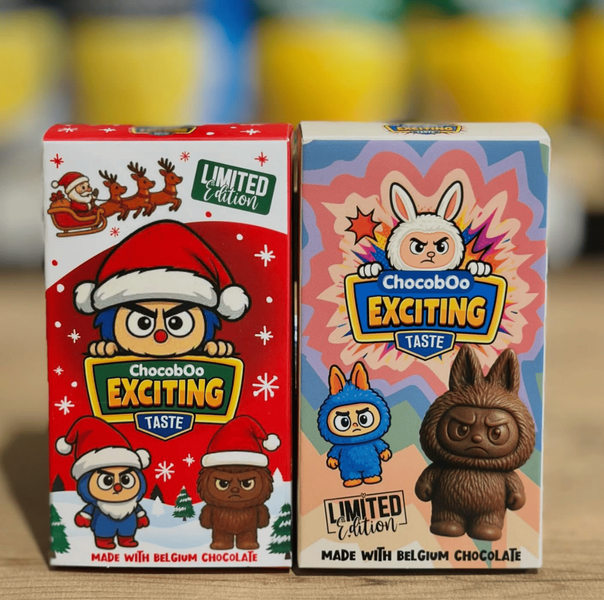 Шоколад Лабубу Chocoboo Exciting Taste Christmas Edition 40г 10059 фото
