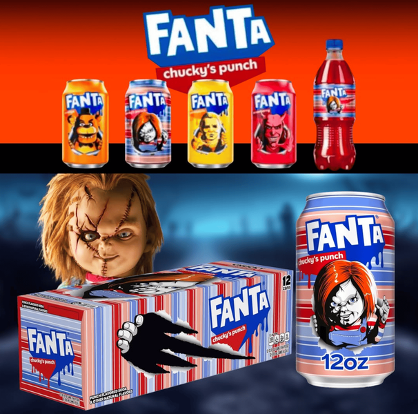 Газированный напиток Fanta Halloween Chucky's Punch 355 мл 9375 фото