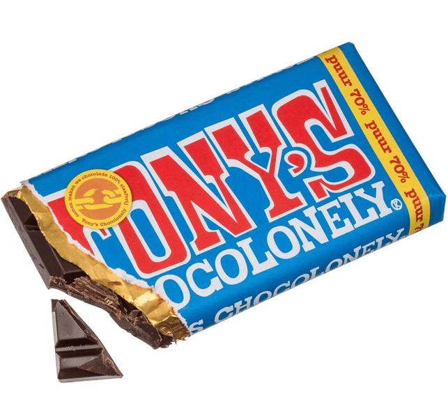 Шоколад Tony's Chocolonely Dark Chocolate 70% Pure 180г 10907 фото