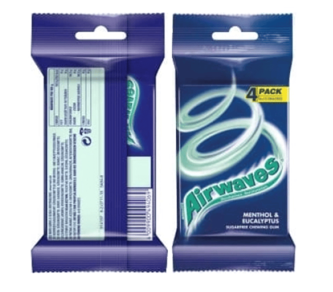 Жувальна гумка Airwaves Menthol Eucalyptus 56г 9124 фото